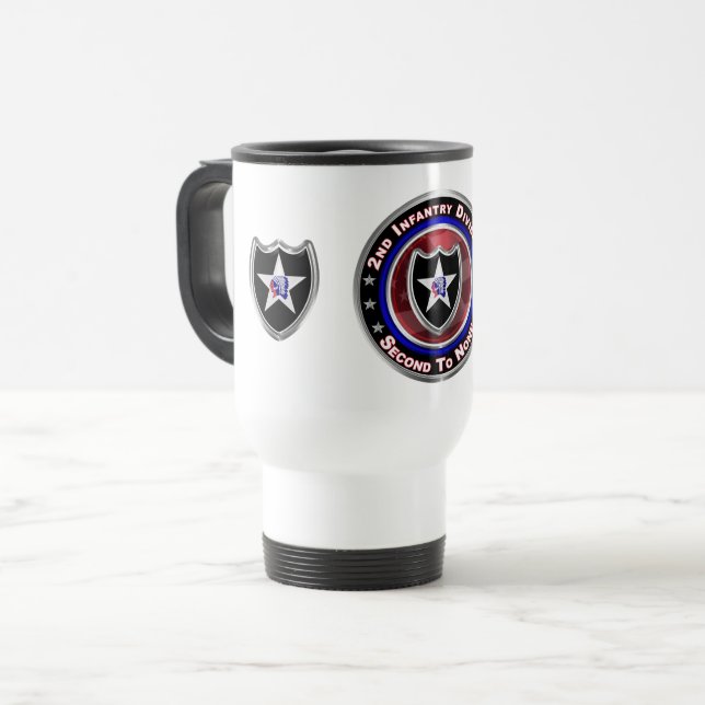 Caneca Térmica Divisão de Infantaria do segundo (Frente Esquerda)
