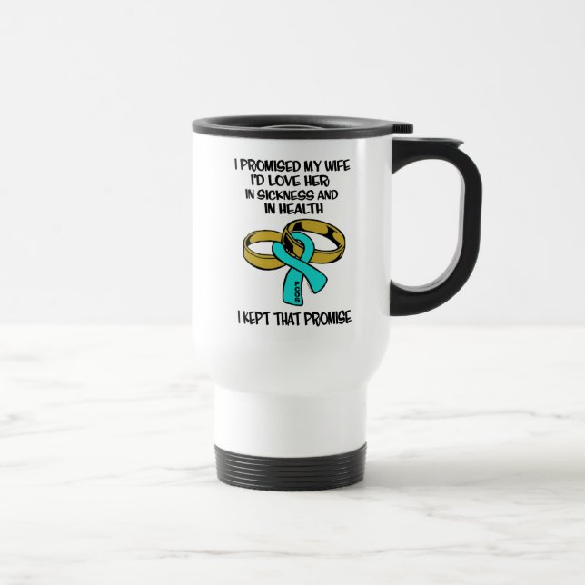 Caneca Térmica Doença/Saúde...Caneca de viagem PCOS (Direita)