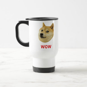 Caneca Térmica Doge muito wow muito cão tal Shiba Shibe Inu