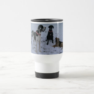 Caneca Térmica Dogge alemão, Great Dane, Cães, Natais
