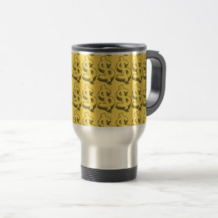 Caneca Térmica dolar dourado
