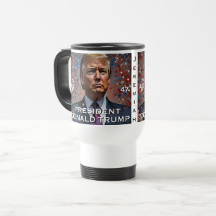 Caneca Térmica Donald Trump Presidente Modern Retrato