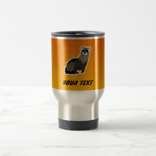 Caneca Térmica Doninha amarelo alaranjado
