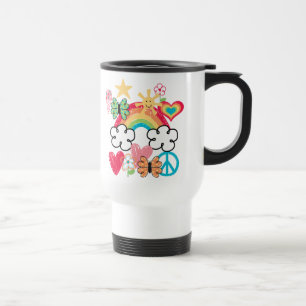Caneca Térmica Doodles Felizes