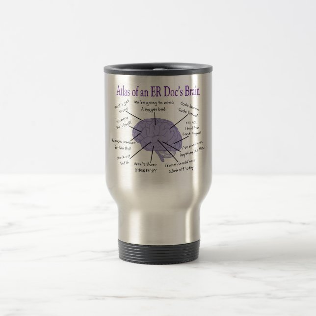 Caneca Térmica Doutor engraçado Médico Presente do ER (Centro)