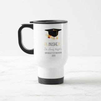 Caneca Térmica Doutorado PhD Graduação Doutorado Fino
