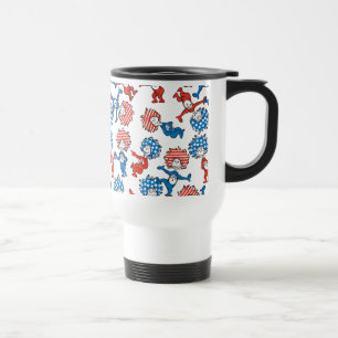 Caneca Térmica Dr. Seuss Coisa Uma Coisa Dois Padrões de Bandei