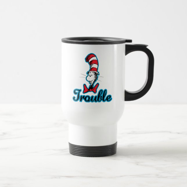 Caneca Térmica Dr. Seuss | Gato no Hat Trouble (Direita)