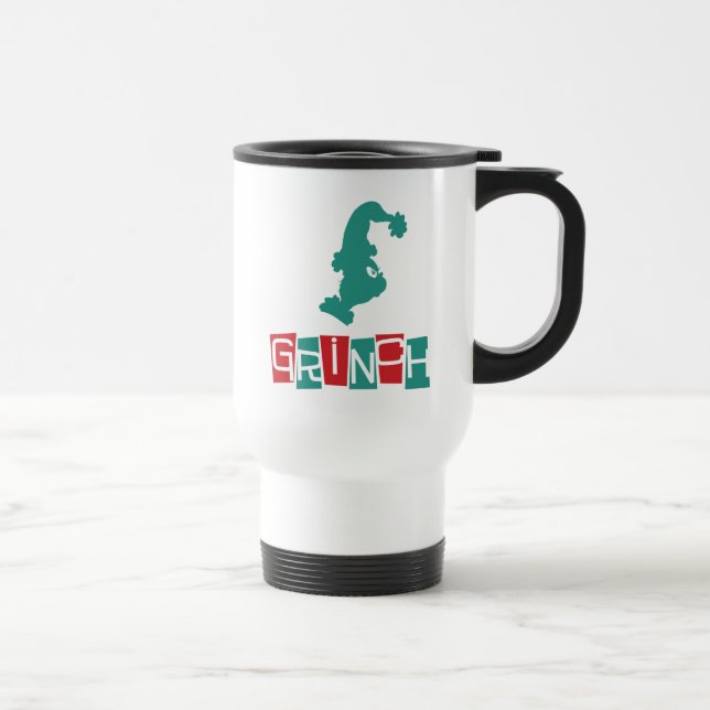 Caneca Térmica Dr. Seuss | Grinch - Vermelho & Verde (Direita)