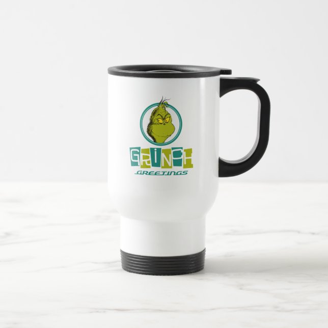 Caneca Térmica Dr. Seuss | Saudações do Grinch (Direita)