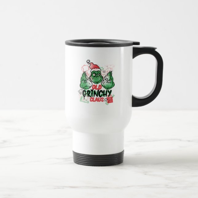 Caneca Térmica Dr. Seuss | Velho Grinch Claus (Direita)