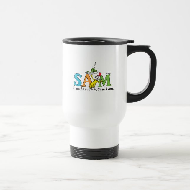 Caneca Térmica Dr. SeussEu Sou O Sam. Sam, Estou. (Direita)