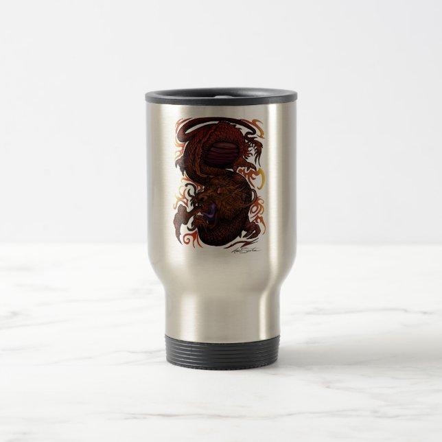Caneca Térmica Dragão (Design de assinatura) (Centro)