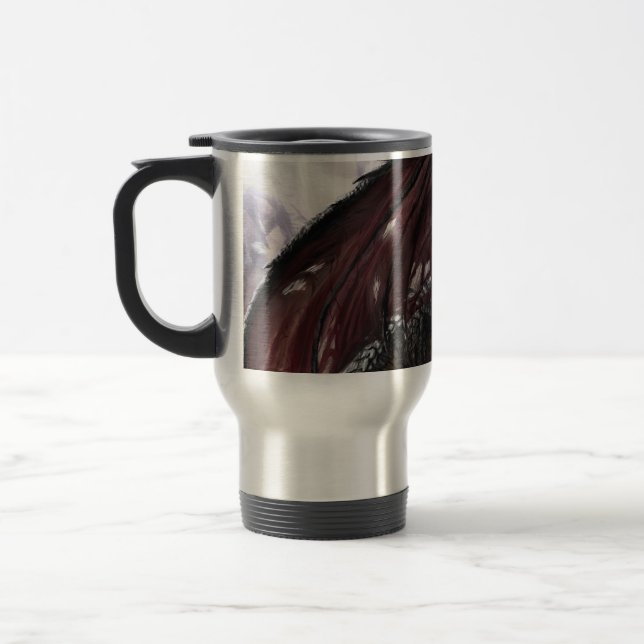 Caneca Térmica Dragão Na Caverna (Esquerda)