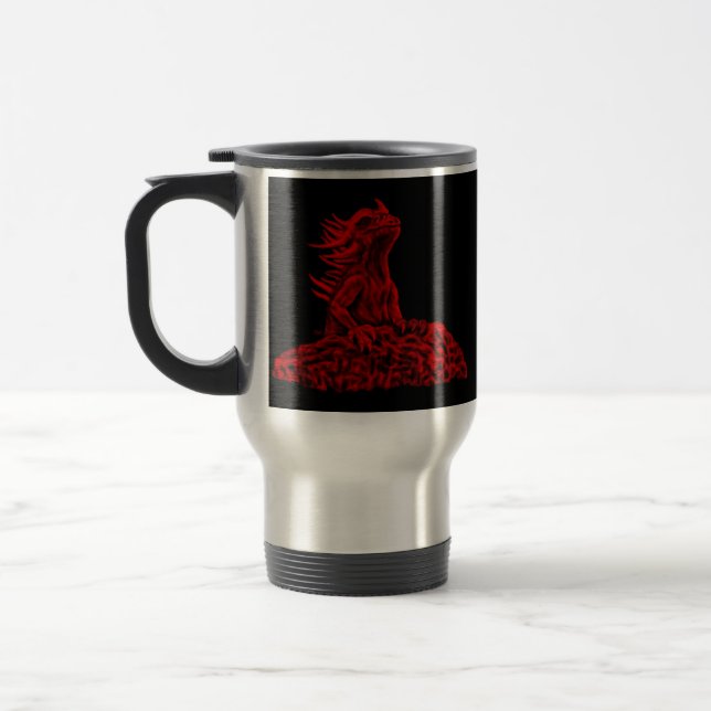 Caneca Térmica Dragão vermelho pequeno (Esquerda)