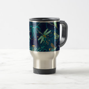 Caneca Térmica Dragonflies Teal