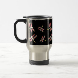 Caneca Térmica Dragonfly Rosa Dançante Inseto