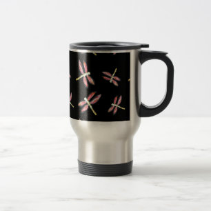Caneca Térmica Dragonfly Rosa Dançante Inseto