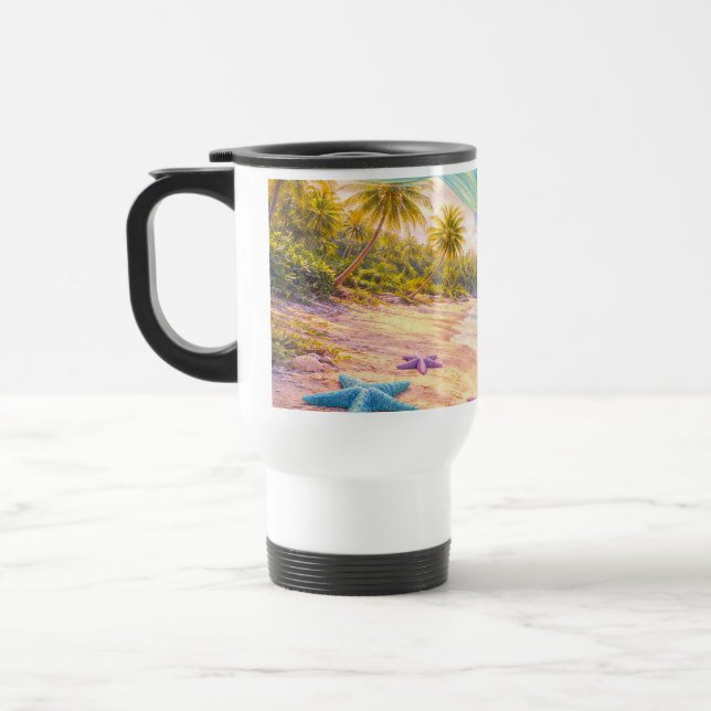 Caneca Térmica Dreamy Tropical Paradise (Esquerda)