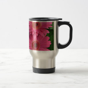 Caneca Térmica Duas flores cor-de-rosa