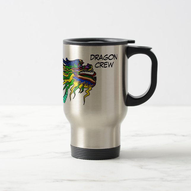 Caneca Térmica Duro da pá, grupo, dragão (Direita)