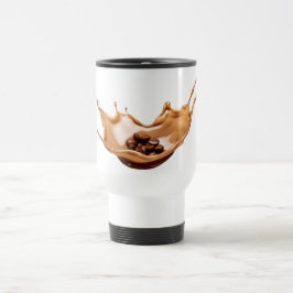 Caneca Térmica Dynamic Coffee Splash Travel  Mug /Coffee Bean Art