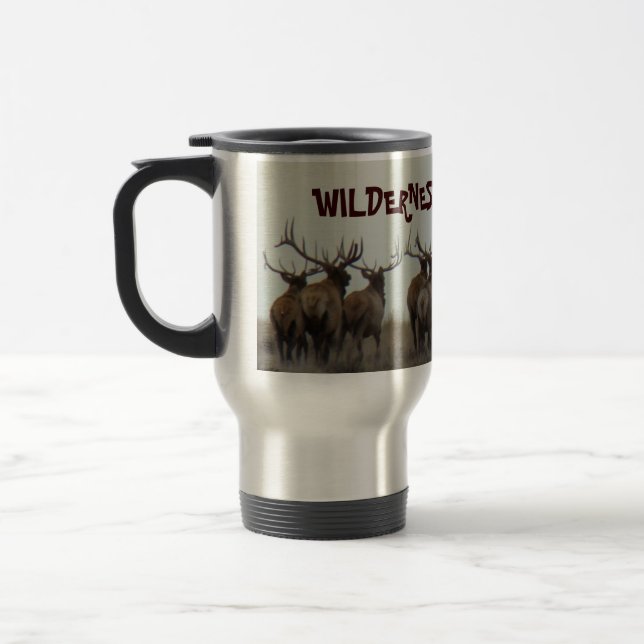 Caneca Térmica E17 Alce Macho Correndo (Esquerda)