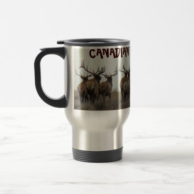 Caneca Térmica E17 Bull Elk Running (Esquerda)