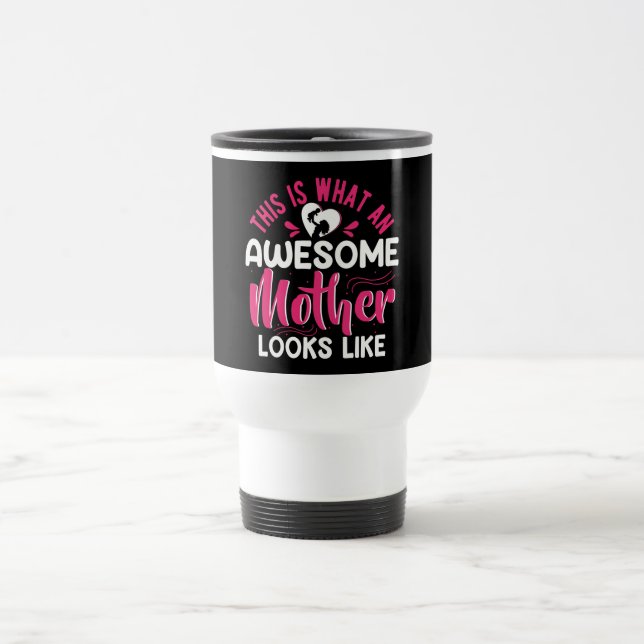 Caneca Térmica É assim que uma mãe incrível se parece (Centro)