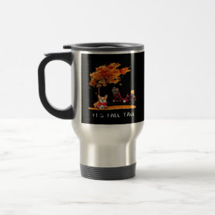 Caneca Térmica É Fall Y’all Dachshund Autumn Costume