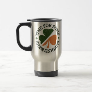 Caneca Térmica É hora de St. Patrick fazer algumas travessuras Tr
