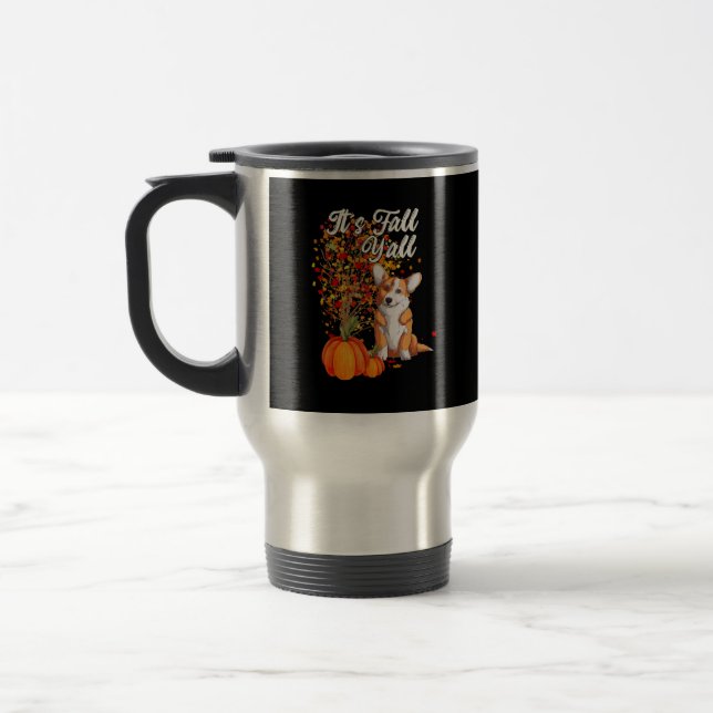 Caneca Térmica É Obrigados de outono de "Leaf Fall Tree Hello Aut (Esquerda)