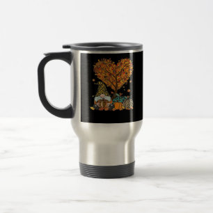 Caneca Térmica É outono Todos Os Gnomos Cudos Pumpkin Autumn Tree