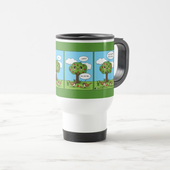 Caneca Térmica É sobre mim... Comic (Frente Esquerda)