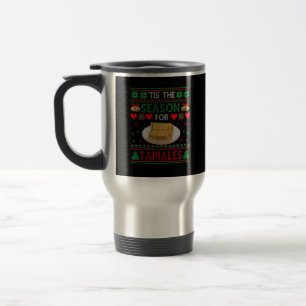 Caneca Térmica É Temporada Para Tamales Divertido Comida de Natal