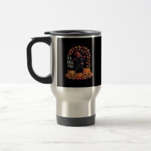 Caneca Térmica É uma citação engraçada do dia das bruxas do dia d