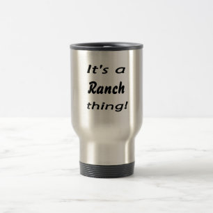 Caneca Térmica É uma coisa do rancho!