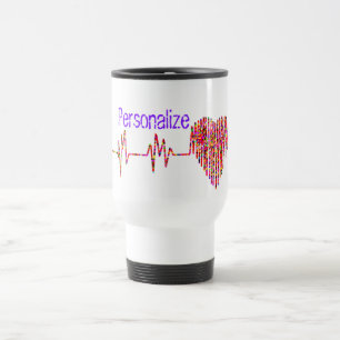 Caneca Térmica ECG coração médico linha kg