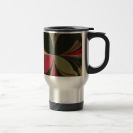 Caneca Térmica Edgy Earth Kaleidoscope Art Impressão
