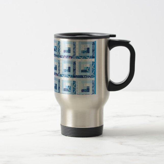 Caneca Térmica Edredão azul (Direita)