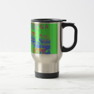 Caneca Térmica Eficácia da ECO EUA Hillary Hope Nós somos mais fo