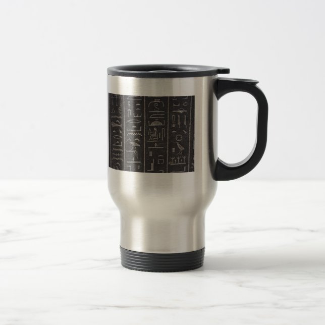 Caneca Térmica Egípcio Hieroglyphs Mug (Direita)