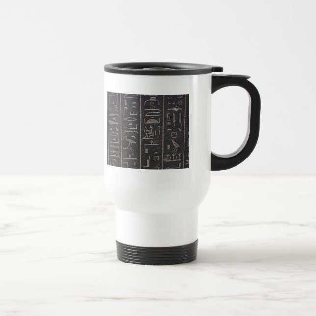 Caneca Térmica Egípcio Hieroglyphs Mug (Direita)