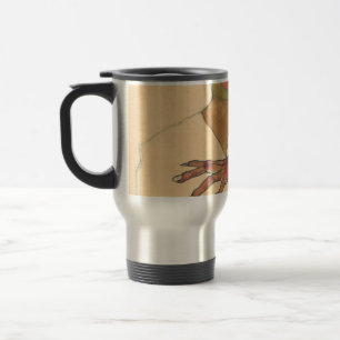 Caneca Térmica Egon Schiele - Retrato Automático Com Mãos No Pe