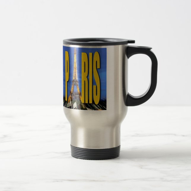 Caneca Térmica Eiffel Tower Paris França (Direita)