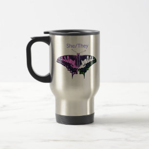 Caneca Térmica Ela/Eles, Borboleta-Anã-Anã-Anã-Incêntrica