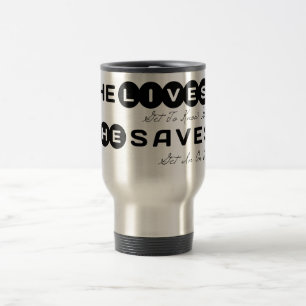 Caneca Térmica Ele mora para conhecê-lo. Ele Guarda Isso