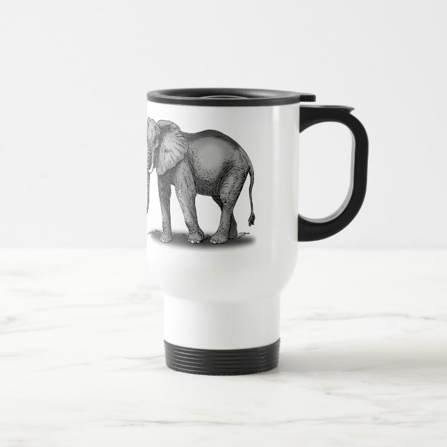 Caneca Térmica Elefante africano (Direita)