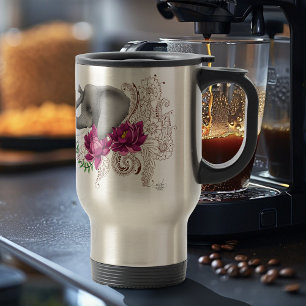 Caneca Térmica Elefante e Henna