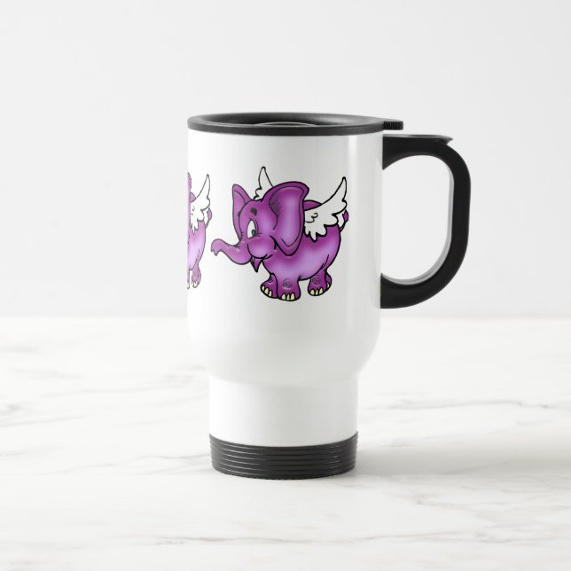 Caneca Térmica Elefante Voador (Direita)
